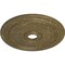 Ekena Millwork Diane Ceiling Medallion (Canopies up to 6 1/4"), 24"OD x 3 5/8"ID x 1 1/4"P, Mississippi Mud Crackle CM24DIMMC - alternate 2